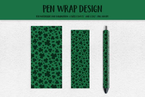 Download St Patricks Day Leopard Pen Wrap PNG - Leopard pen wrap Collection