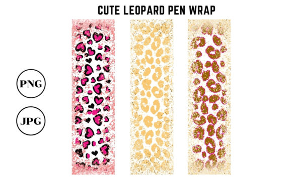 Download Cute Leopard Pen Wrap,Sublimation Pen - Premium Bundle
